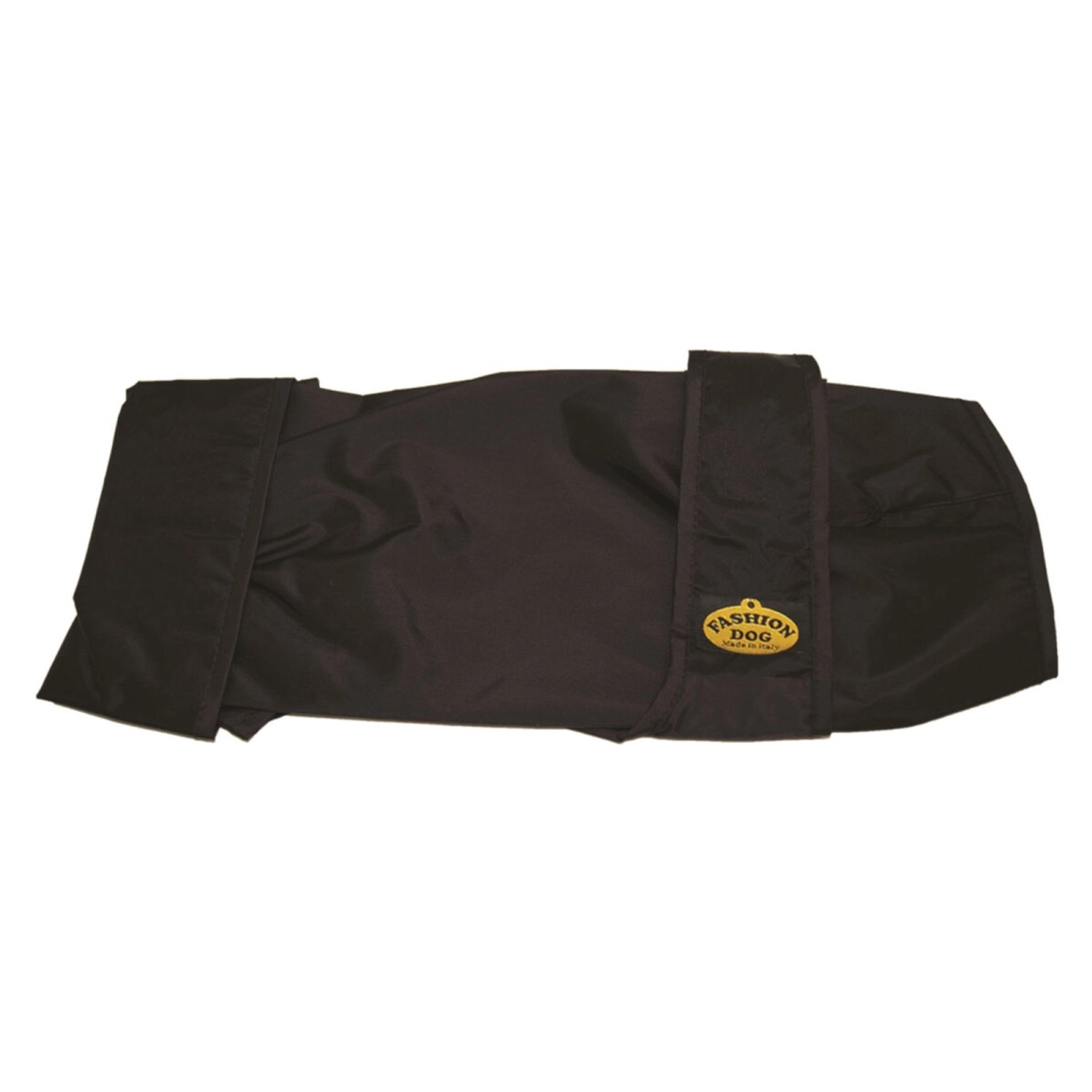 Fashion Dog Regenmantel für Hunde Schwarz 27 cm