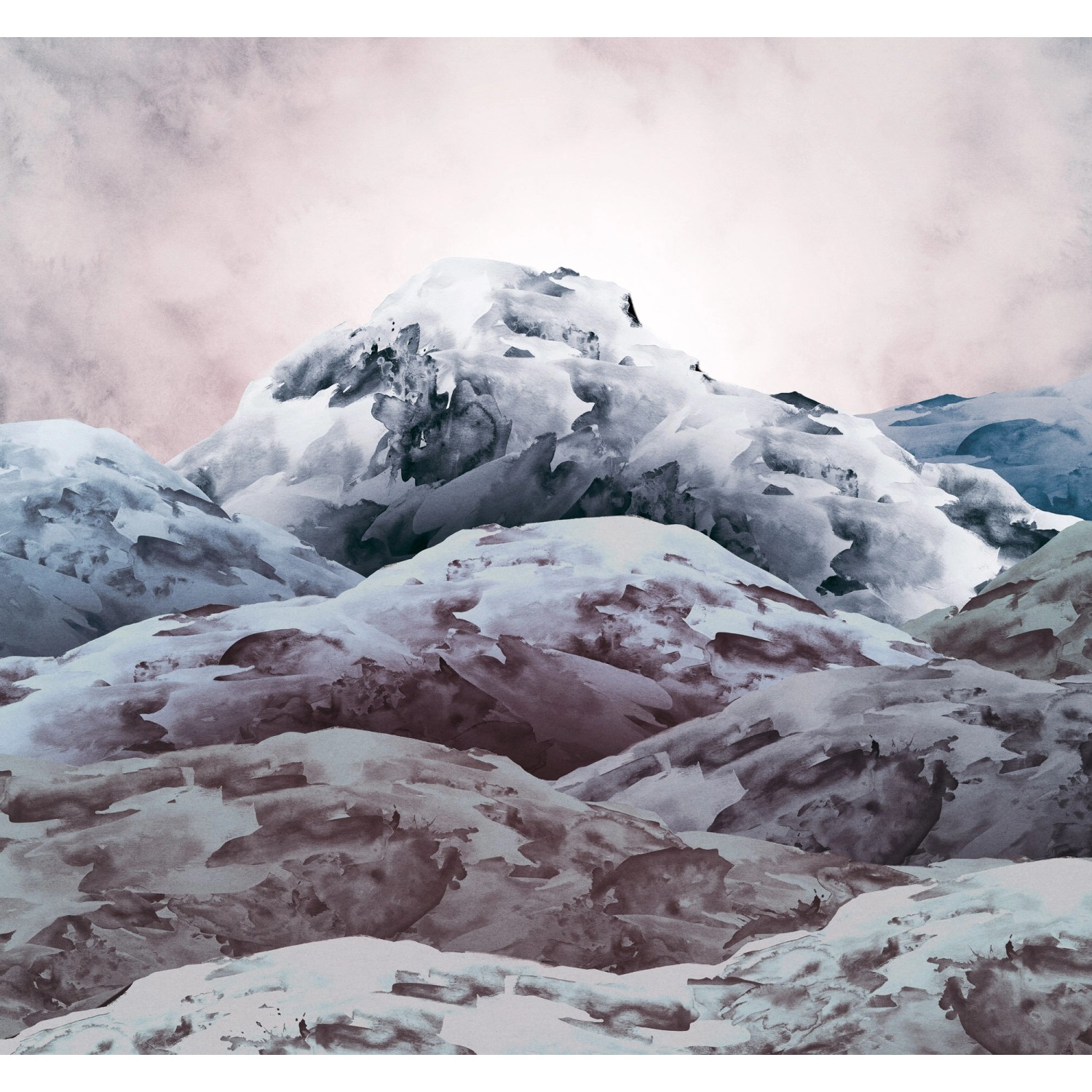 Sanders & Sanders Fototapete Landschaft Rosa und Blau 300 x 280 cm 611999 günstig online kaufen