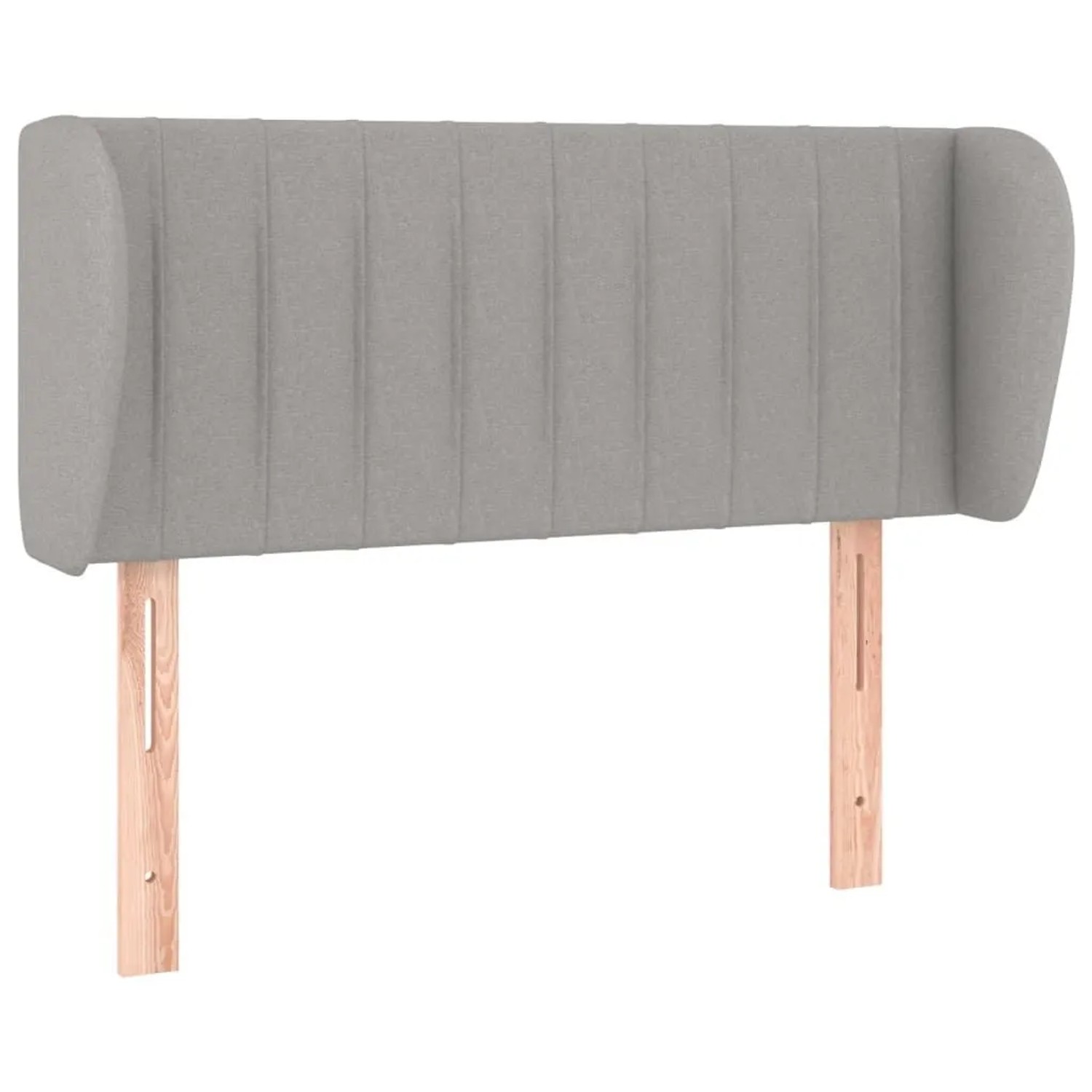 vidaXL Kopfteil mit Ohren Hellgrau 83x23x78/88 cm Stoff 3117356