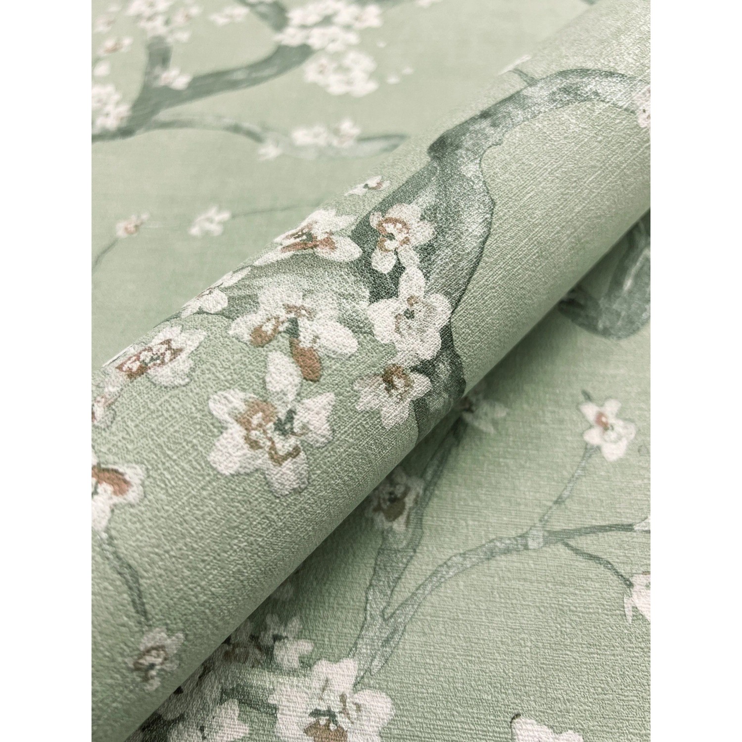 Newroom Vliestapete Ksenja Sage Kirschblüten Floral FSC® günstig online kaufen