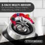 Steinborg Standmixer SB-7020: Edelstahl-Messer für Smoothies, Shakes und mehr.