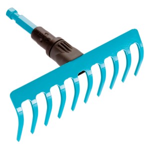 Gardena combisystem-Kleinrechen, 18,5 cm breit, für Gartenarbeiten und zum Säubern.