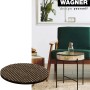 Wagner Anti-Rutsch Pad, braun-beige, Ø 60mm, für Möbel und Objekte. Transporthilfe für sicheren Stand.
