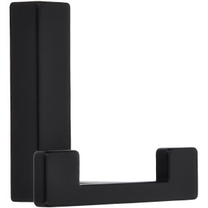 Schwarzer, matter Siro Haken 2325 aus Metall für die Garderobe.