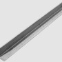 L-Rasenkante, gerade, Blank-Light Rost-Braun, 121x5cm, zur Abgrenzung von Rasenflächen und Beeten.