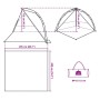 vidaXL Strandzelt Seegrün Quick Release Wasserdicht 4004153_13