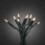 Konstsmide Mini LED Lichterkette mit 100 warmweißen LEDs für den Innenbereich.