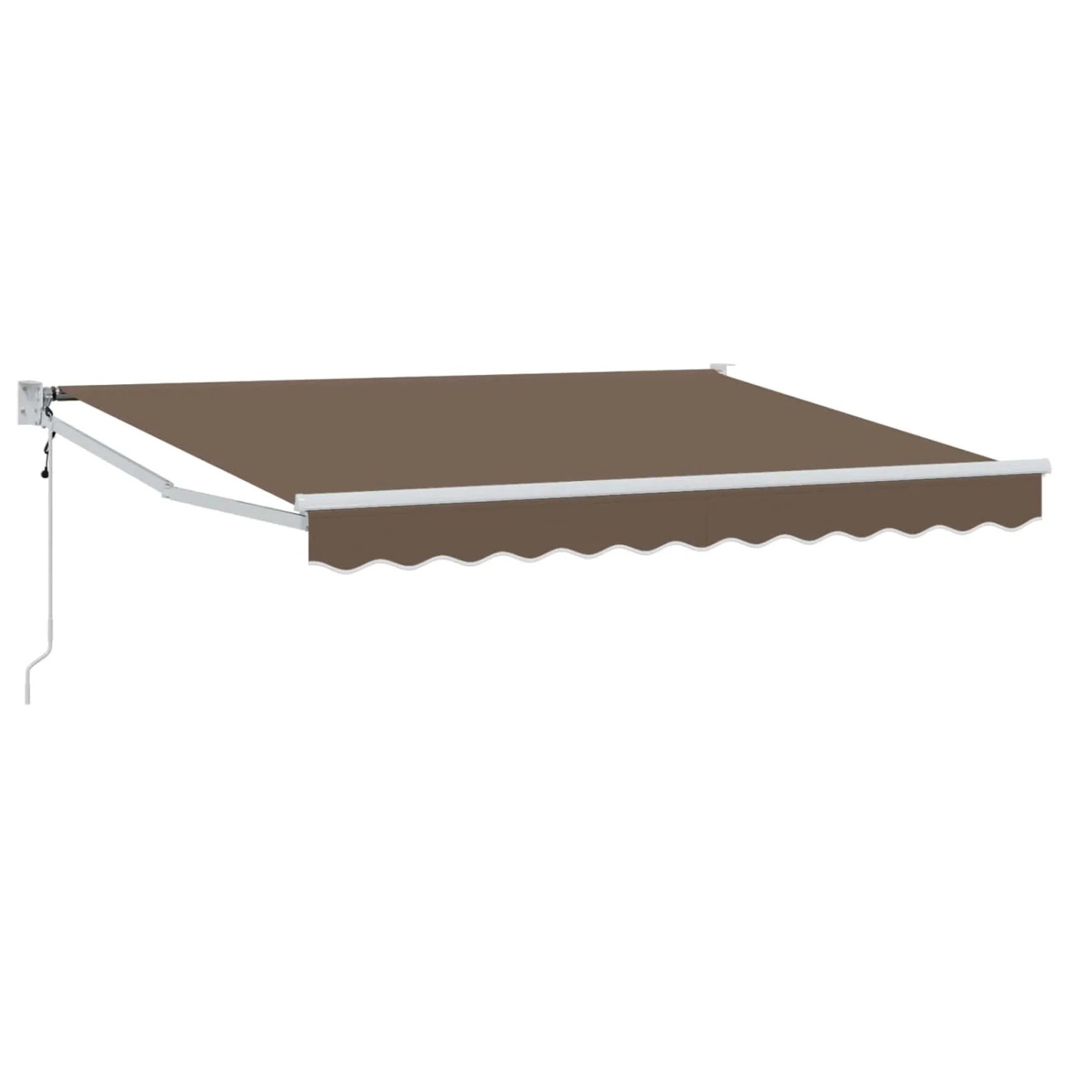 vidaXL Markise Taupe 3,5 x 2 m Polyester und Metall 3425693
