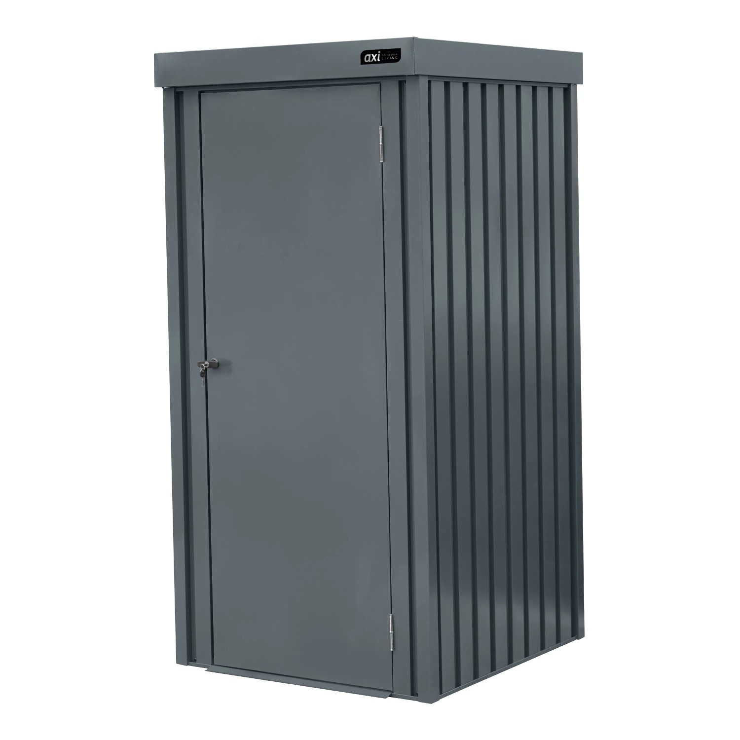 Axi Gartenschrank Hector Premium 1300 l aus Metall in Anthrazit.
