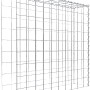 Gabiona Anbaukorb Typ 4, 90x100x20cm, Maschenweite 10x10cm, Drahtgitter galvanbeschichtet.
