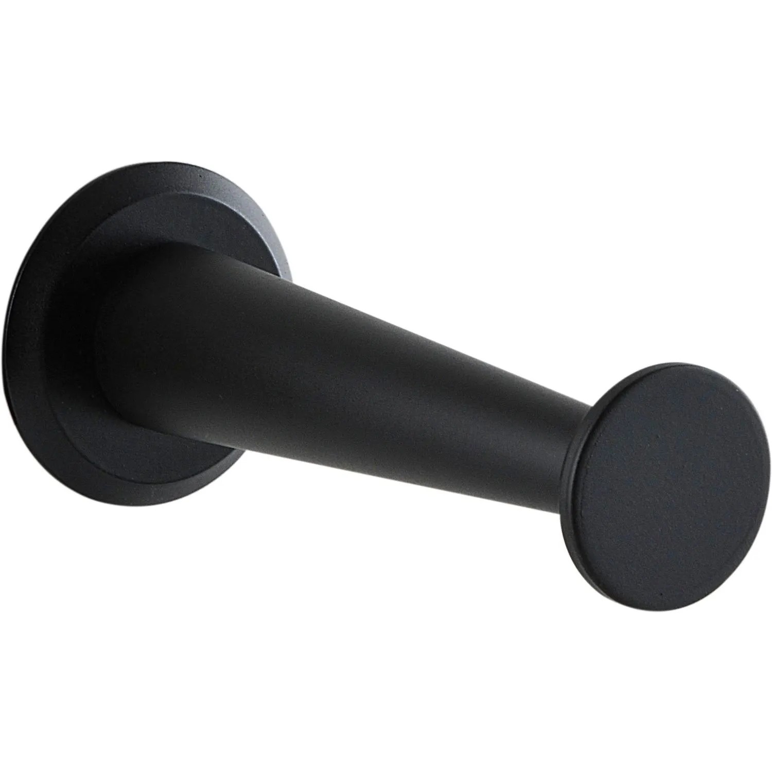 Simausrom Mantelhaken Medellot Platte Ø 30 mm Tiefe 73 mm Alu Schwarz