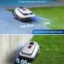 Ecovacs Goat O800 Mähroboter beim Kantenschnitt. Präzise Rasenpflege ohne Begrenzungskabel.