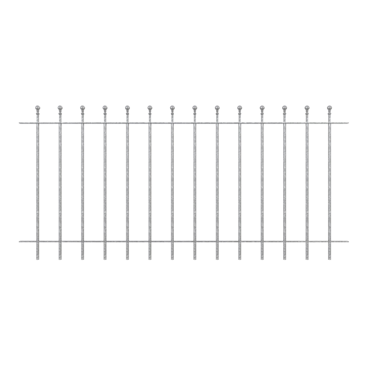 Eleo Gartenzaun Ancona 96 cm x 90 cm Feuerverzinkt