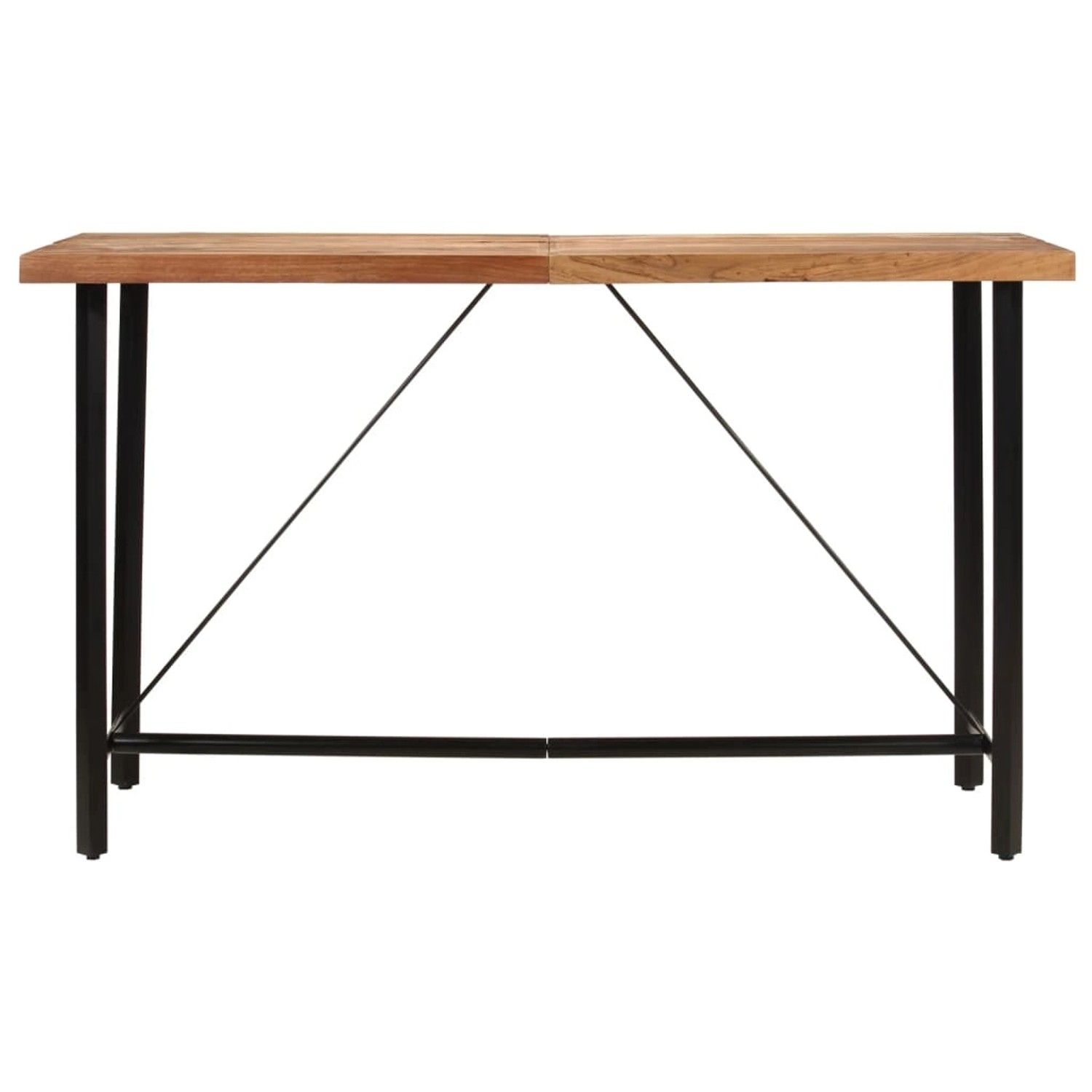 vidaXL Bartisch 180x70x107 cm Massivholz Akazie und Eisen günstig online kaufen