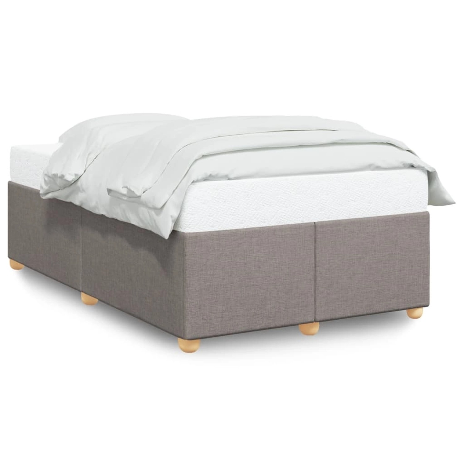 vidaXL Bettgestell Taupe 120x190 cm Stoff Modell 22103517 günstig online kaufen