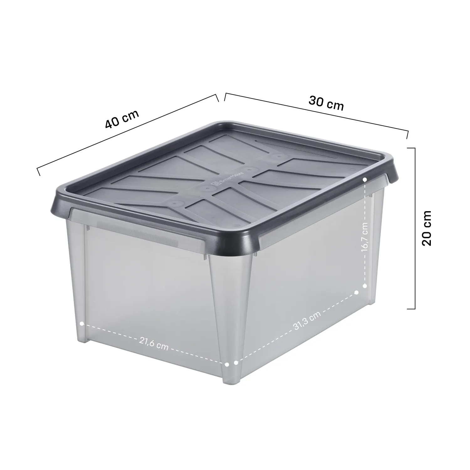 SmartStore Deco 15 Werkzeugbox Mit Deckel Und Inlay – Ordnungshilfe Für Hammer, Zollstock & Co.