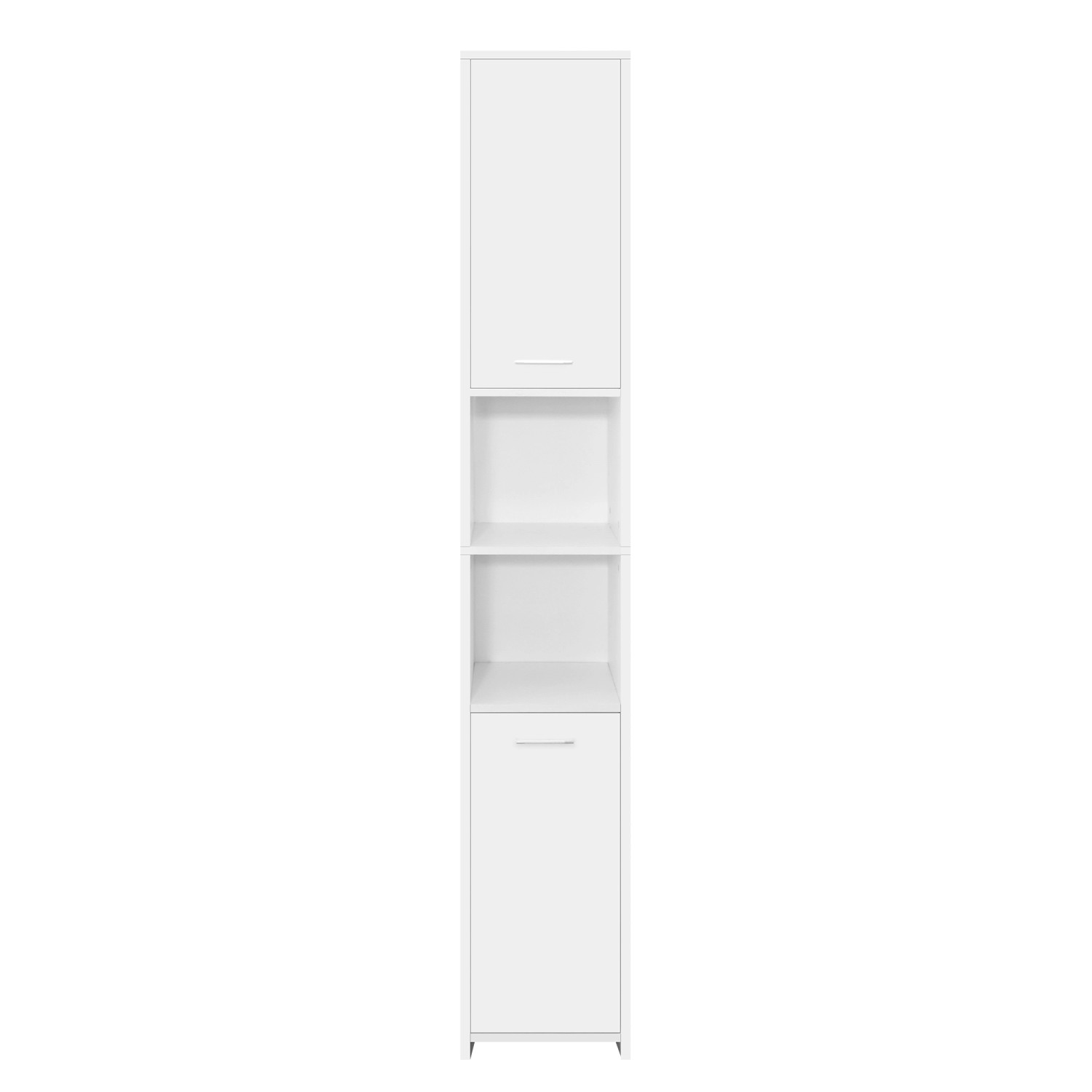 ML-Design Badezimmerschrank Weiß 30x190x30 cm Hochschrank für Badezimmer günstig online kaufen