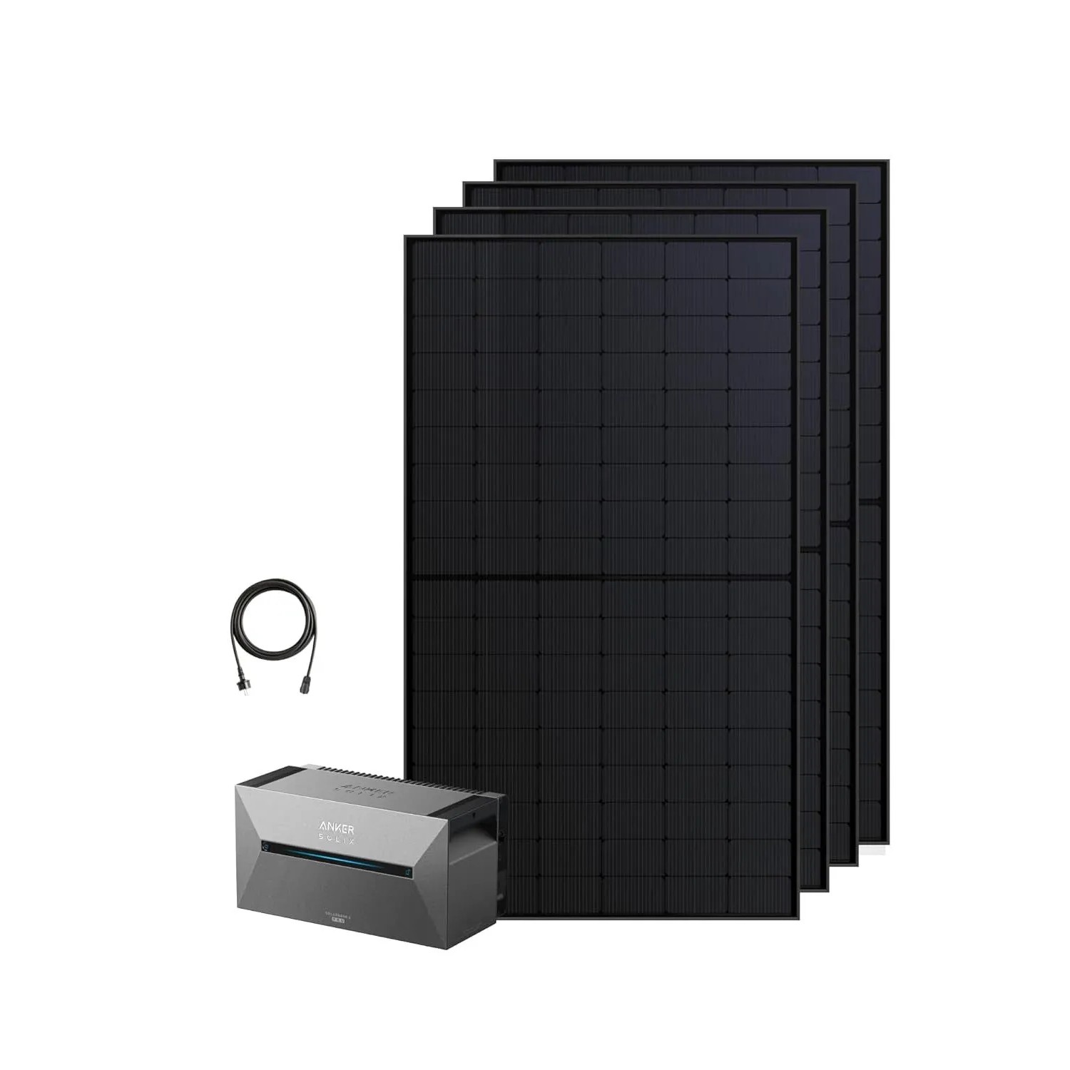 BLUETTI Balkonkraftwerk Speicher-System Balco 260 2560 Wh 1200 W AC-Ausgang mit 4 MPPT