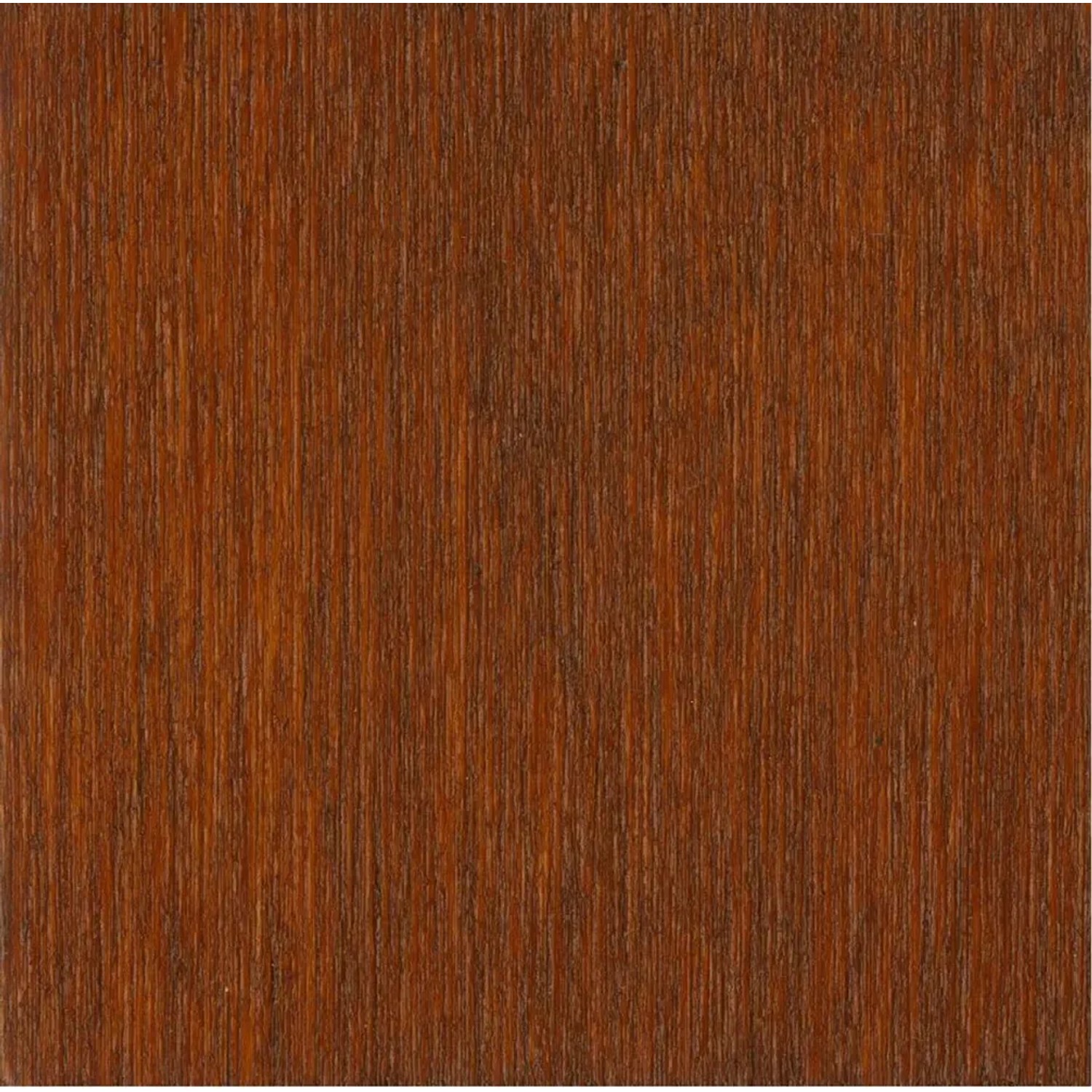 Holzoberfläche mit OBI Hybridlasur Premium Mahagoni, Holzlasur für Innen und Außen.