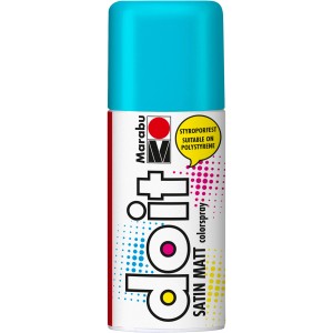 Marabu Colorspray Do It Satin Matt 150ml Türkis, Sprühfarbe für Bastel- und Heimwerkerprojekte.