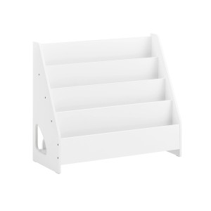 SoBuy Bücherregal Kinderregal mit 4 Offenen Fächer und 1 Ablagefächern KMB32-K-W