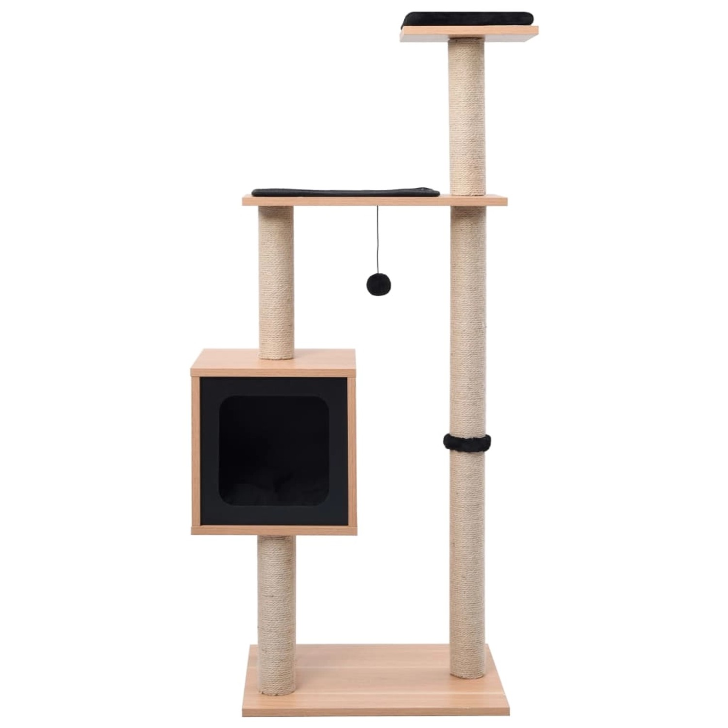 vidaXL Katzen-Kratzbaum mit Sisal-Kratzmatte 123 cm Modell 2