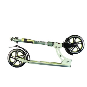 Six Degrees Aluminium Scooter mit Klappmechanismus und Ständer 205 mm Höhenverstellbar Lime Dream Testsieger