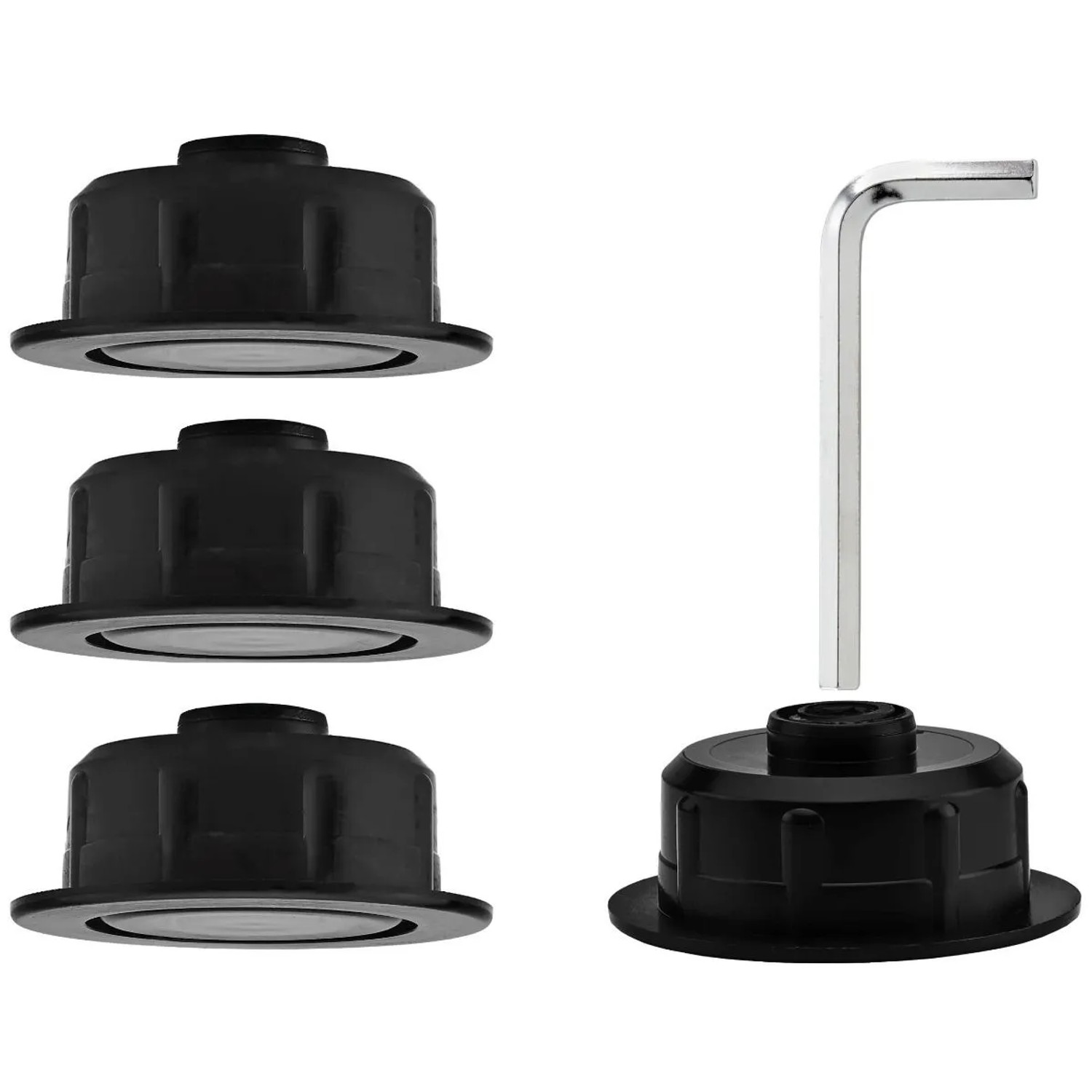 SOTECH 4 Stück Höhenversteller für Topflochbohrung Ø35 mm