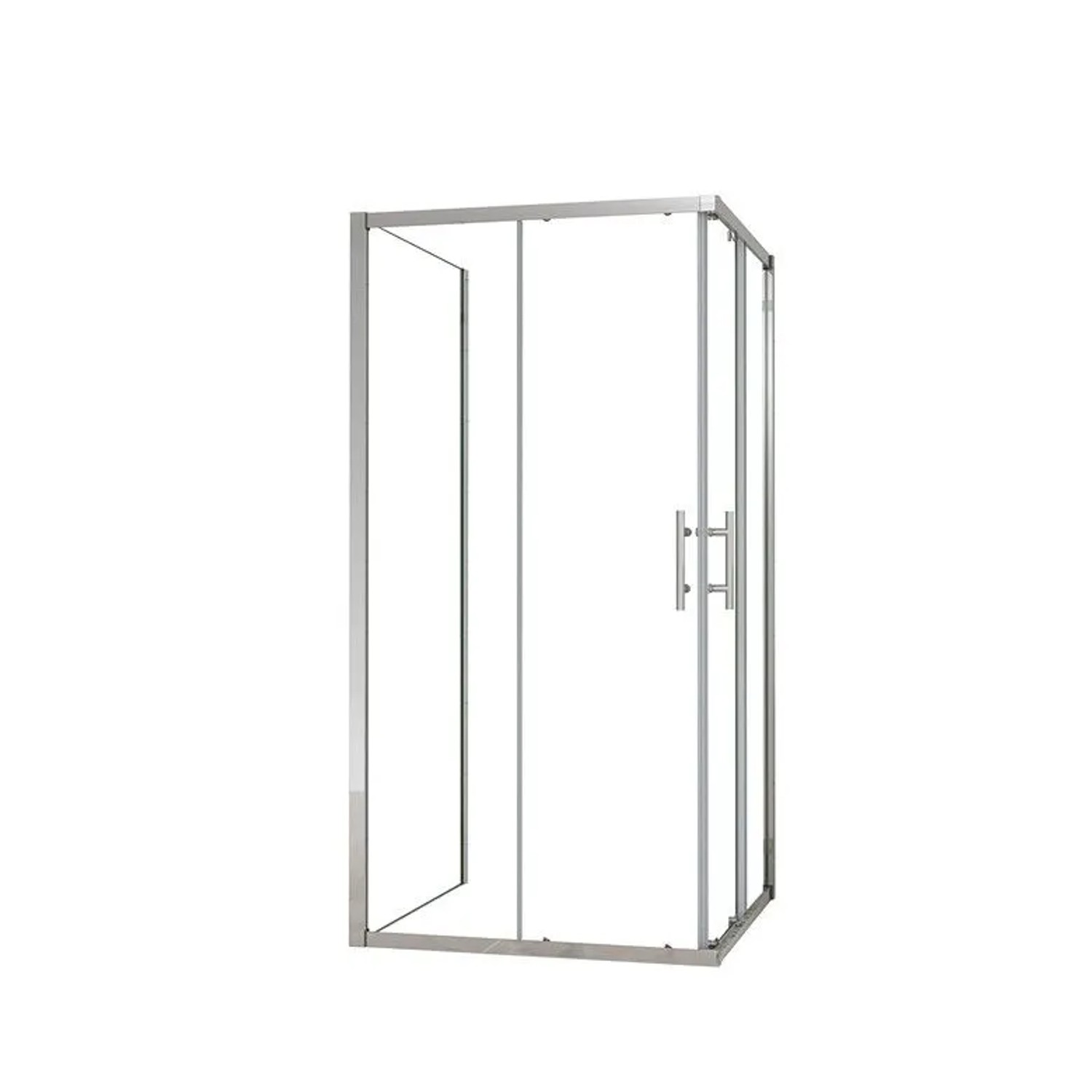 Duschparadies U-FORM Duschkabine Schiebetür 80 x 70cm Mit Seitenwand 70cm U günstig online kaufen