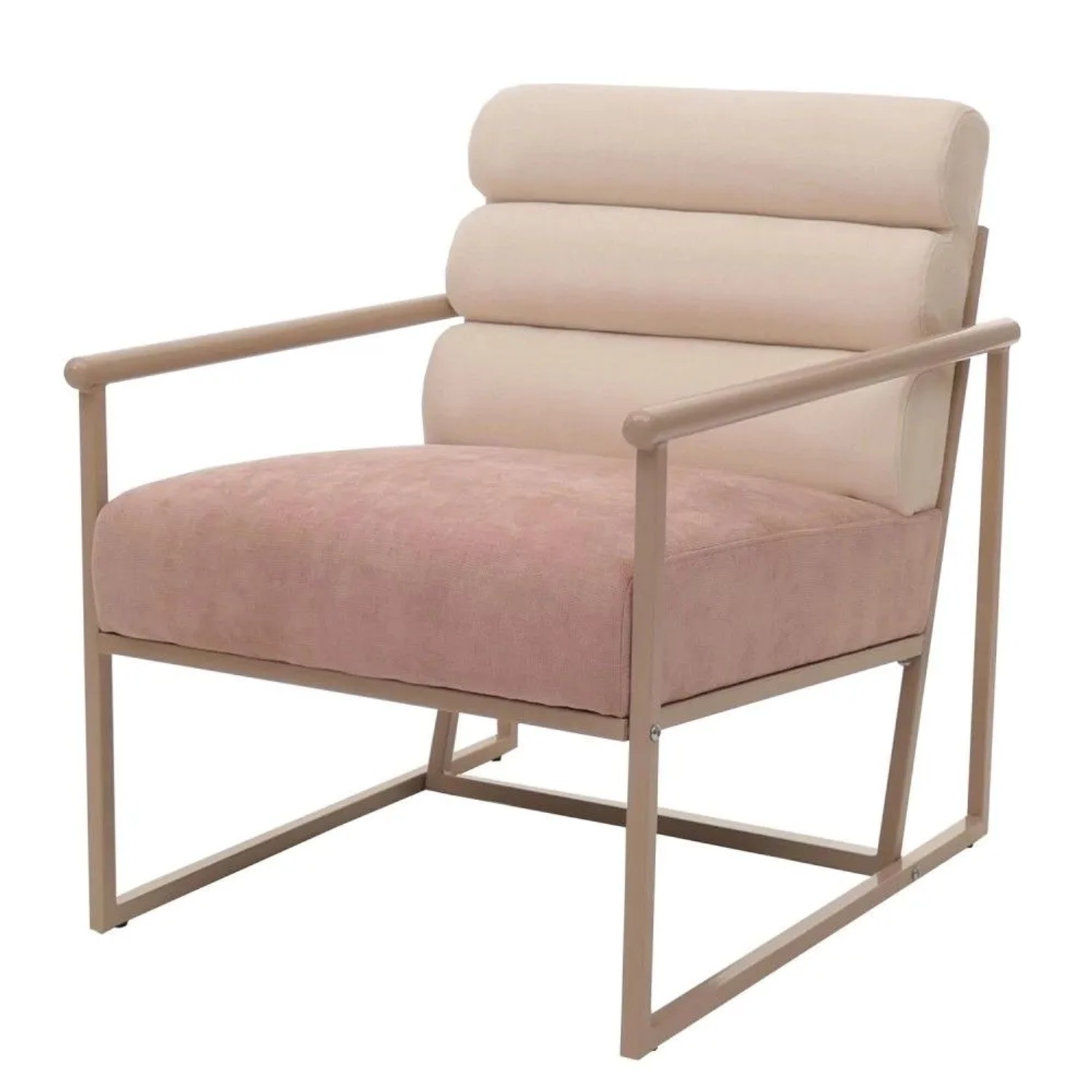 MCW Lounge-Sessel O38 Beige Polster Rosé