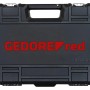 Gedore Steckschlüssel-Satz, 94-teilig, im schwarzen Werkzeugkoffer mit rotem Logo und roten Ecken.