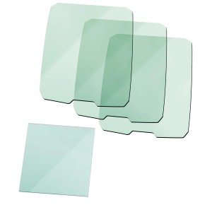 STAHLWERK Vorsatzscheiben 4er Set für Schweißhelm ST 990 XTC, XB, XW. Ersatzscheiben aus Polycarbonat.