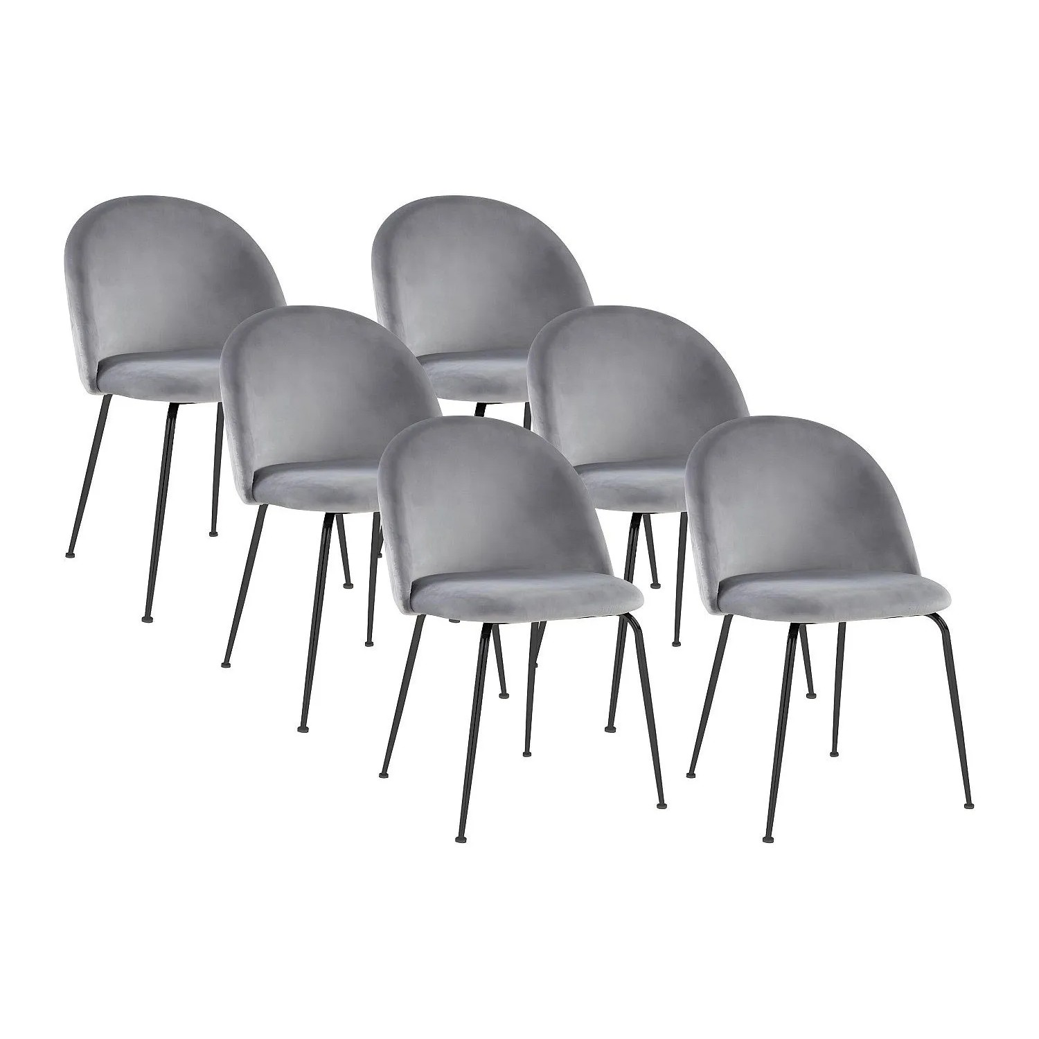 Vente-unique Stuhl Melbourne Grau 50 cm