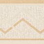 Selbstklebende A.S. Création Borte mit geometrischem Muster in Beige und Creme, 5 m lang.