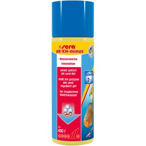 Sera pH/KH-Minus 100ml zur Aquarium-Wasserwertkorrektur für artgerechte Wasserwerte.