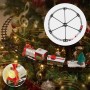 ECD Germany Weihnachtszug für den Weihnachtsbaum Weihnachtsdeko mit Licht und Sound Batteriebetrieben Ø87,5 cm_2