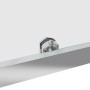 Detailaufnahme: Chrom-Beschlag der baliv Duschkabine DUK-90.10E Eckdusche.