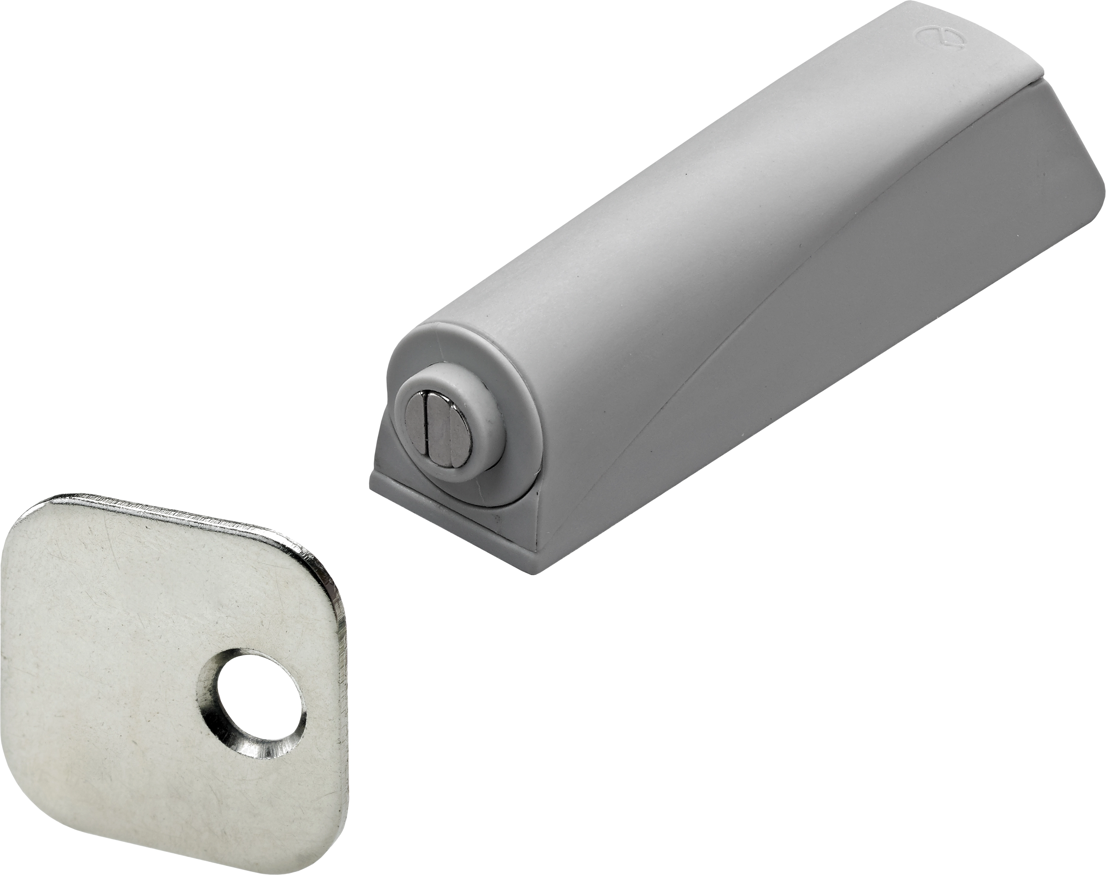 Hettich Türöffner Push-to-open mit Magnet Kunststoff Grau 2 Stück kaufen  bei OBI