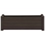 Furnicato Garten-Hochbeet aus PP in Mokka, 100x43x35 cm.