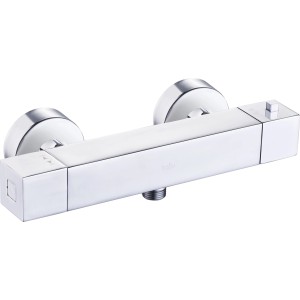 baliv Thermostat-Duscharmatur DU-2080 Chrom, Aufputz-Thermostat mit Verbrühschutz.