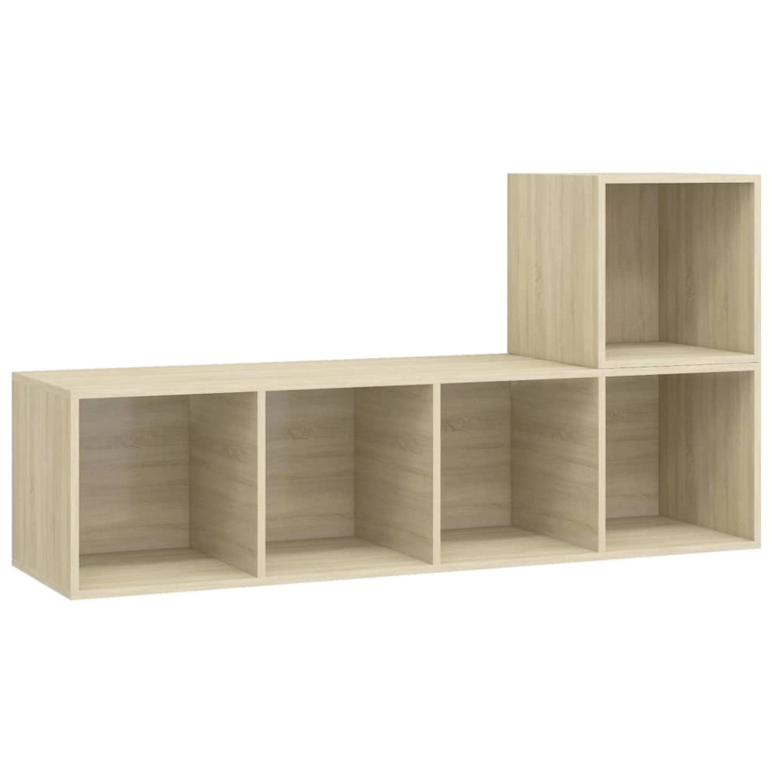 vidaXL 2-Tlg TV-Schrank-Set Sonoma-Eiche Holzwerkstoff 3079802 günstig online kaufen