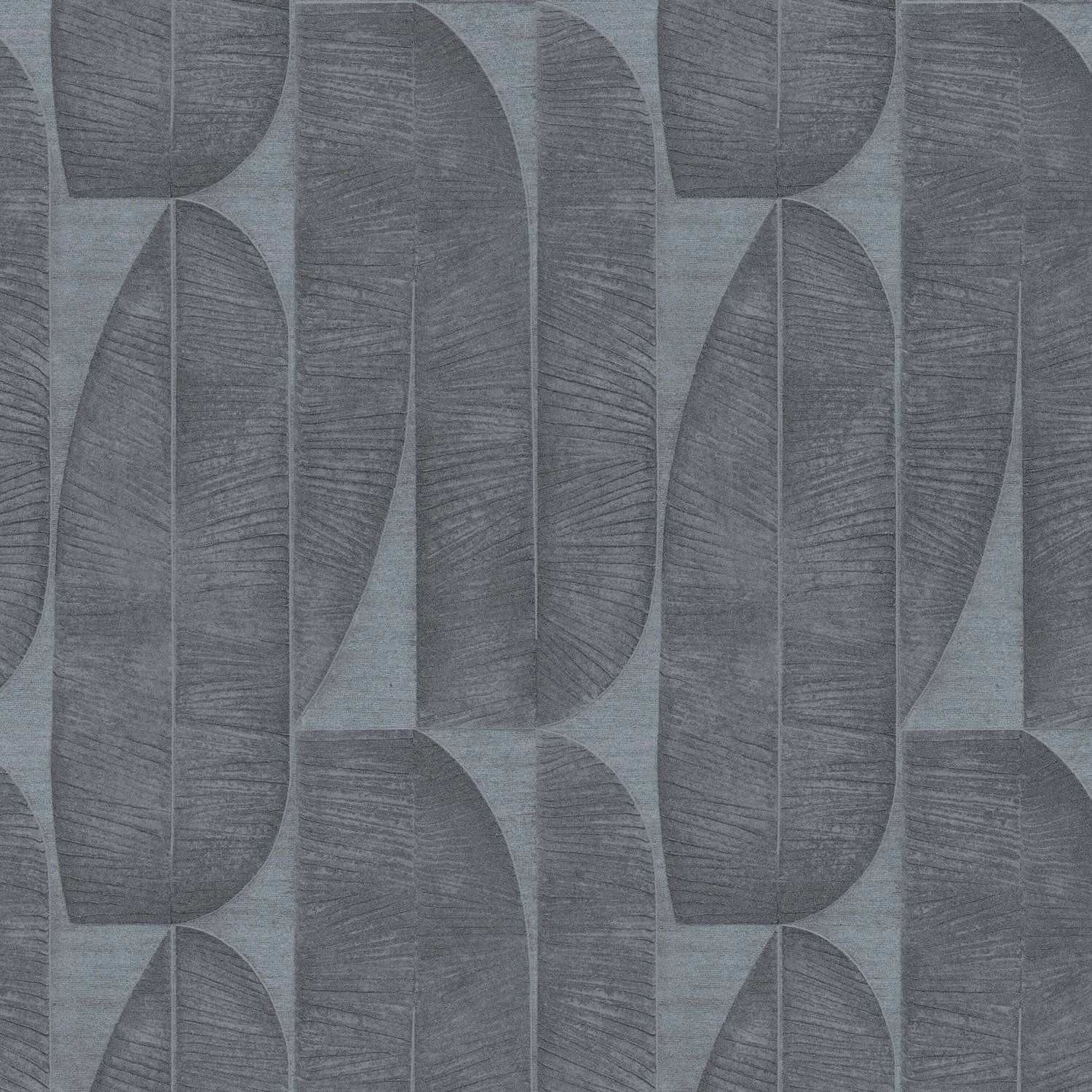 PROFHOME 396584-GU Grafik Tapete Design Matt Grau Anthrazit 0,53 m x 10,05 günstig online kaufen