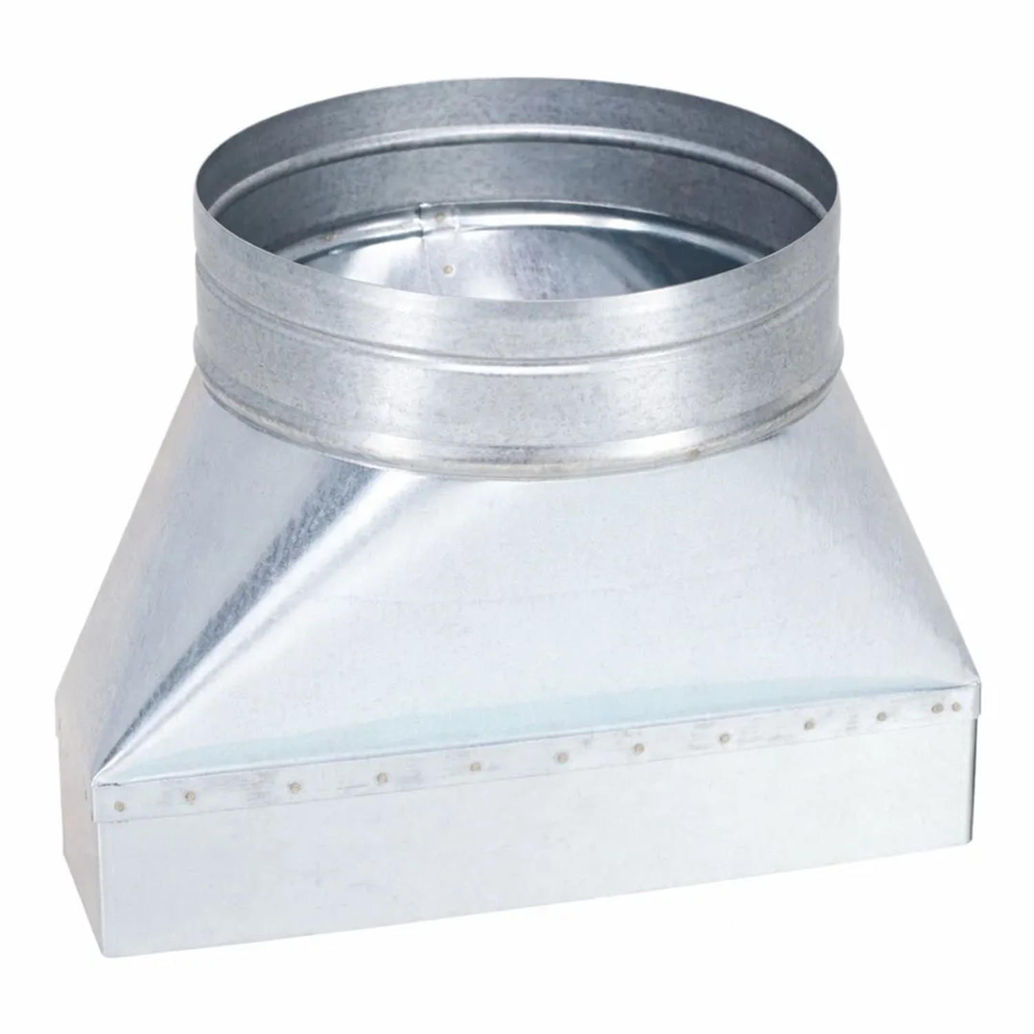 Subtiel Flachkanal Adapter 250 x 50 mm Auf Ø 180 mm Symmetrisch