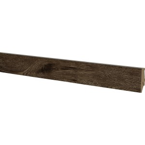 Sockelleiste Neo 2.0 Roasted Oak, 2400 mm lang, aus MDF mit Clip-System.