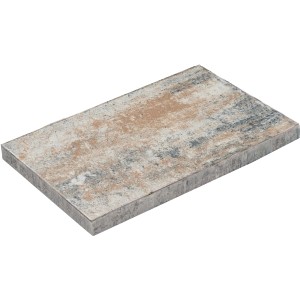 Diephaus Terrassenplatte Daras Muschelkalk, 60x40x4 cm, für Terrasse und Garten.