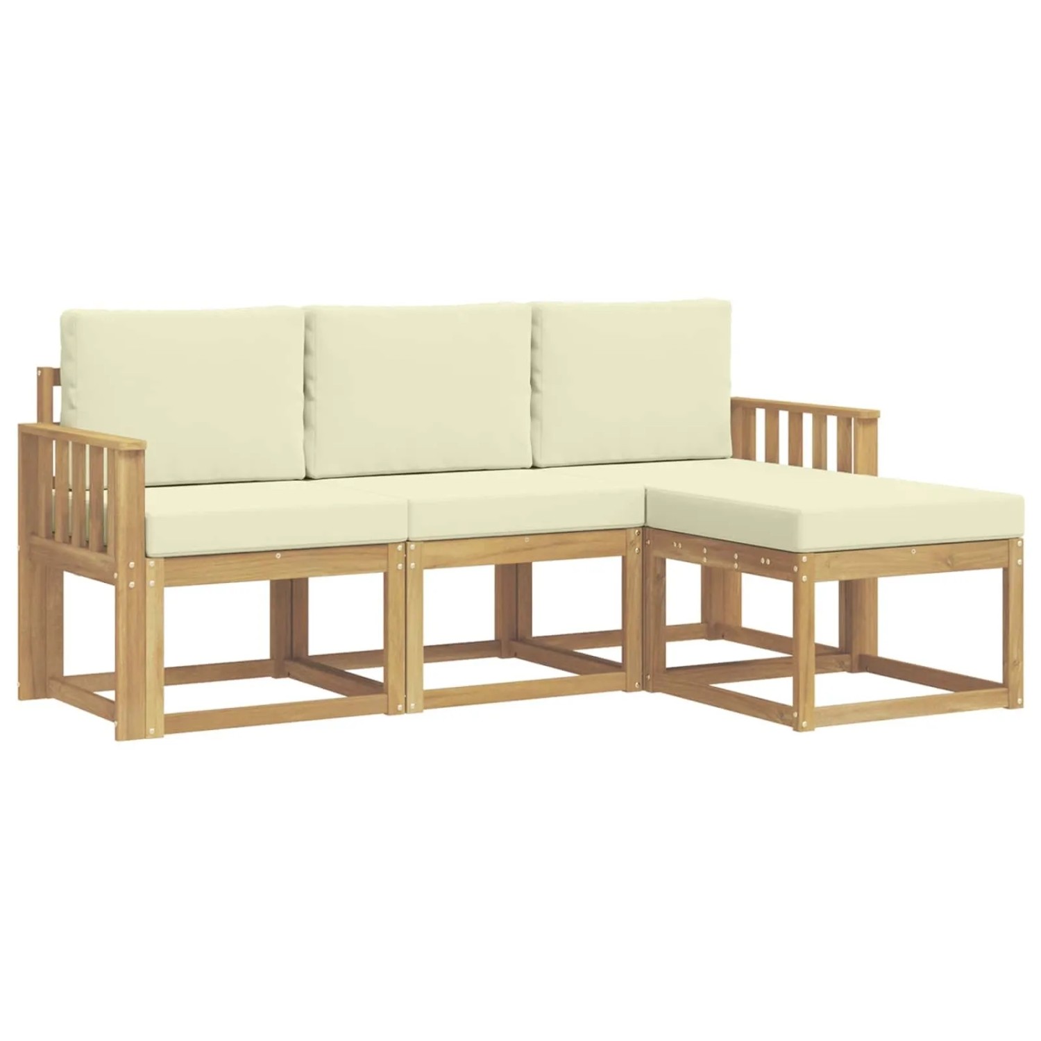 vidaXL Outdoor-Sofagarnitur 4-Tlg 3387449