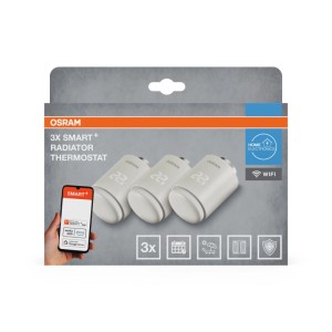 Osram Radiator Thermostat Smart Wifi Thermostat Weiß 3er-Pack