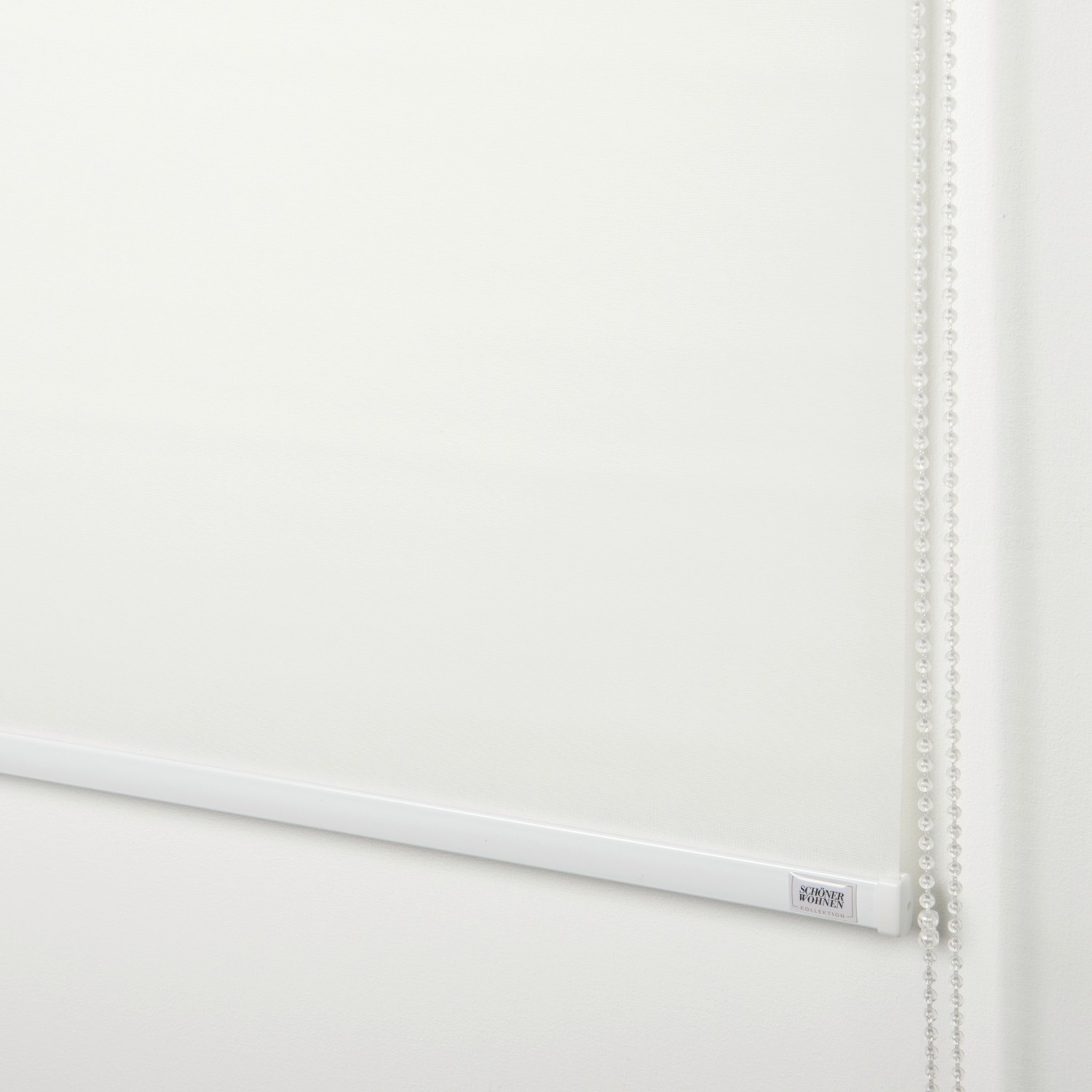 Schöner Wohnen Tageslicht-Rollo Tizia, 45x150 cm, Weiß. Lichtdurchlässiges Rollo mit Seitenzug.