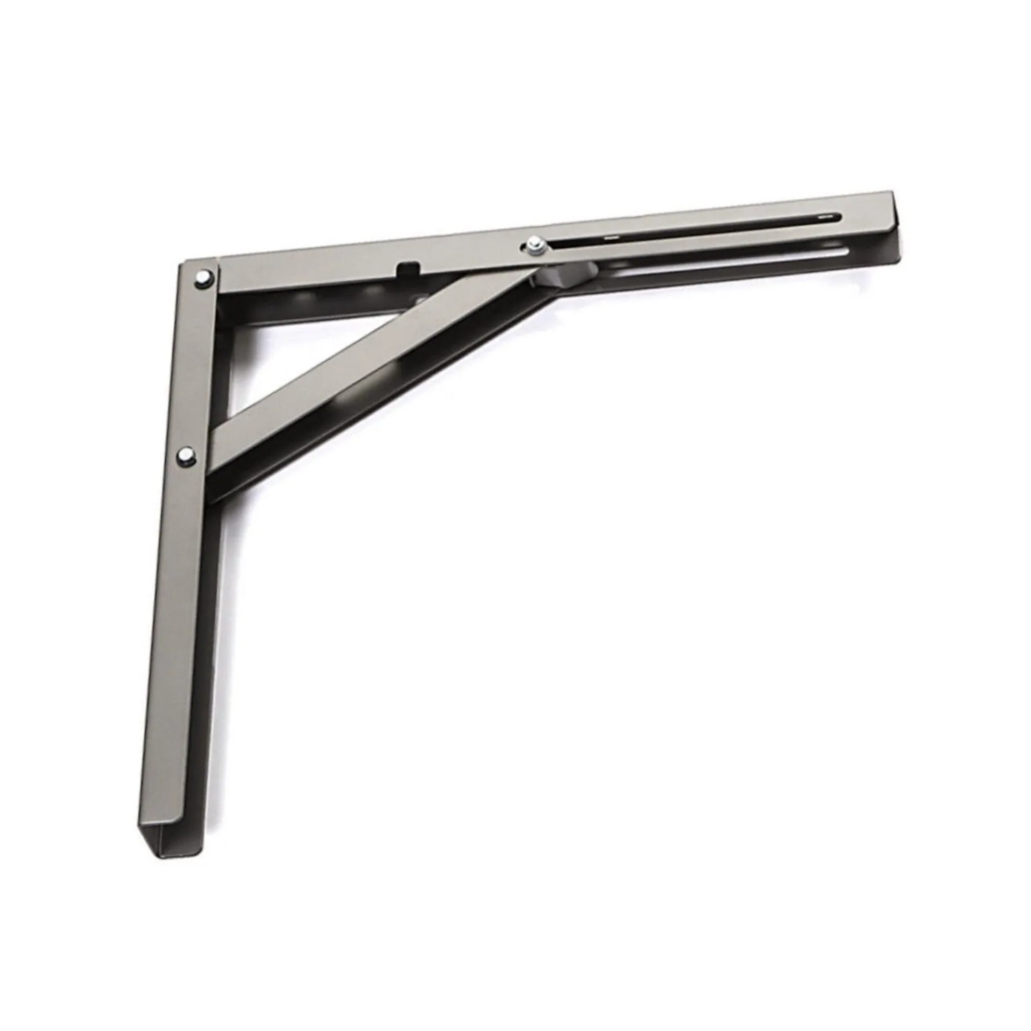 SOTECH Klappkonsole 300 x 260 mm Edelstahloptik Matt Tragkraft 120 kg Pro Paar