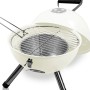 Activa Kugelgrill Mallorca, Ø 30 cm, Creme, mit Grillrost und Edelstahlbeinen.